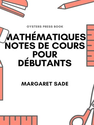 cover image of Mathématiques Notes De Cours Pour Débutants